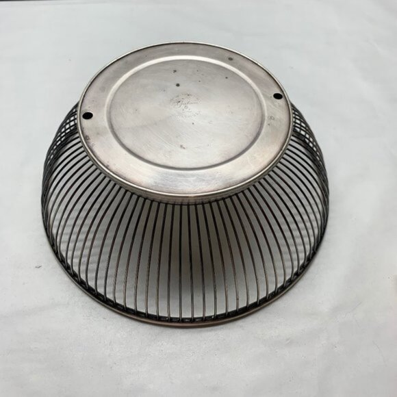 Vintage MCM silver plated bread / fruit bowl by Gorham Italy USA - Picture 5 of 6